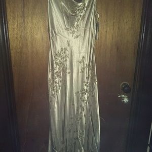 New With Tags Gold Party Dress